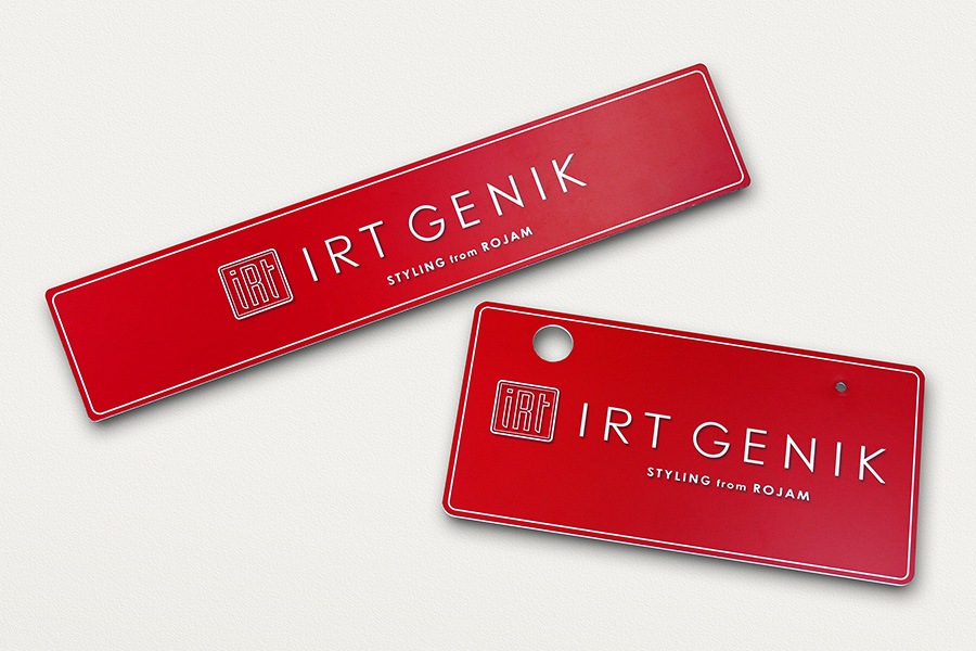 ROJAM IRT GENIK ライセンスプレート リア用
