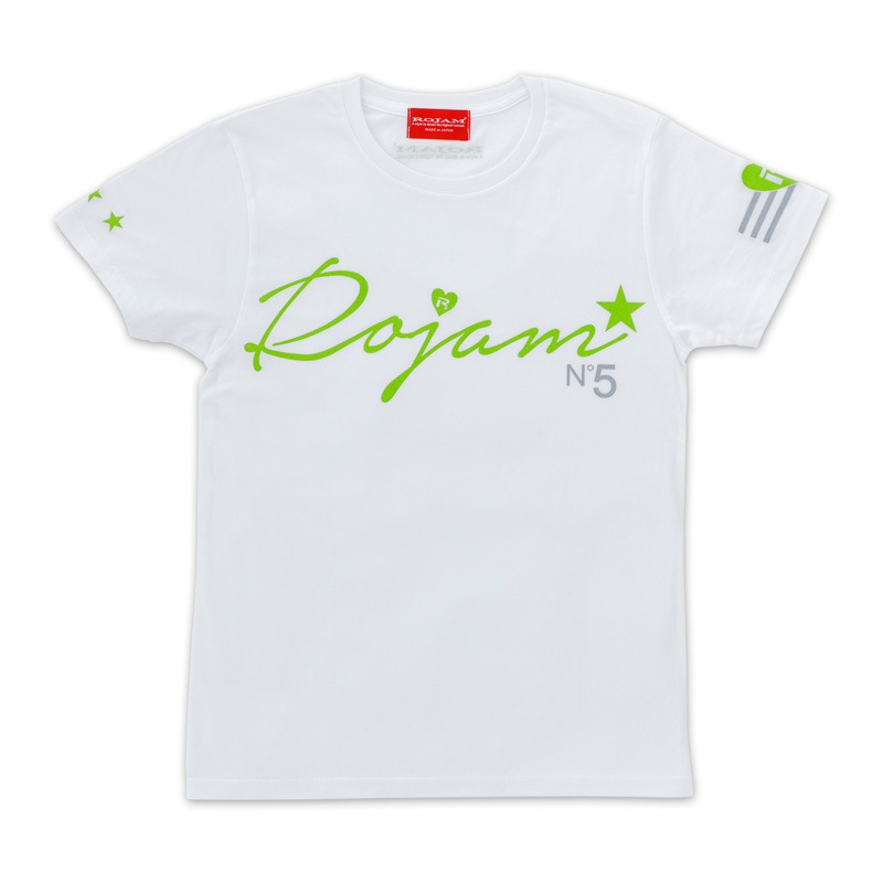 ROJAM Tシャツ  “ホワイト” ユニセックスモデル