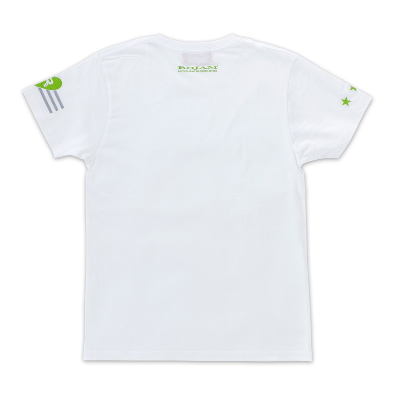 ROJAM Tシャツ  “ホワイト” ユニセックスモデル