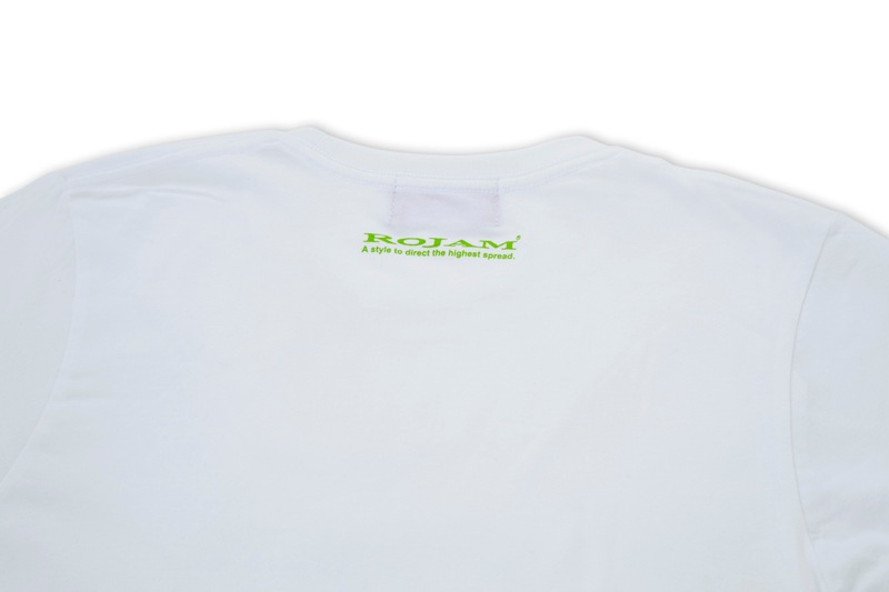 ROJAM Tシャツ  “ホワイト” ユニセックスモデル