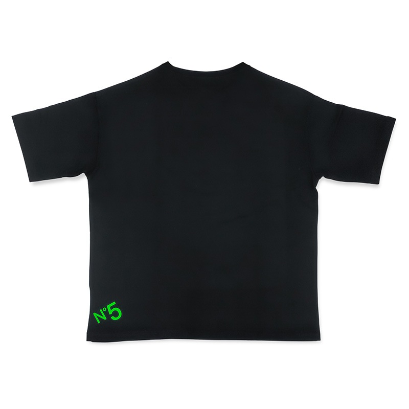 ROJAM ビッグシルエット Tシャツ “ブラック” ユニセックスモデル