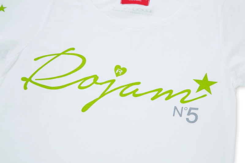 ROJAM Tシャツ  “ホワイト” レディースモデル