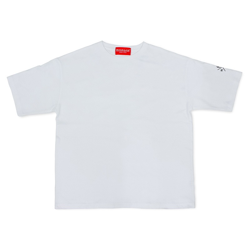 ROJAM ビッグシルエット Tシャツ  “ホワイト” ユニセックスモデル