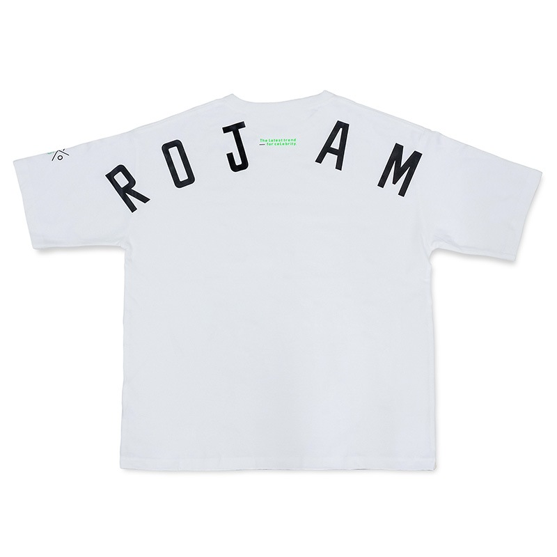 ROJAM ビッグシルエット Tシャツ  “ホワイト” ユニセックスモデル