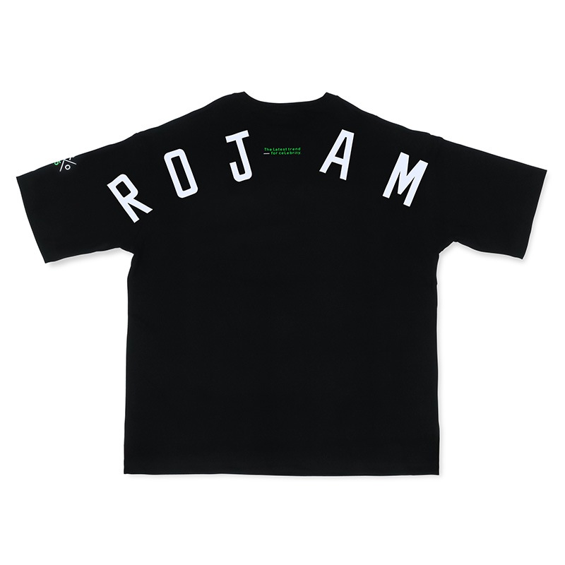 ROJAM ビッグシルエット Tシャツ  “ブラック” ユニセックスモデル