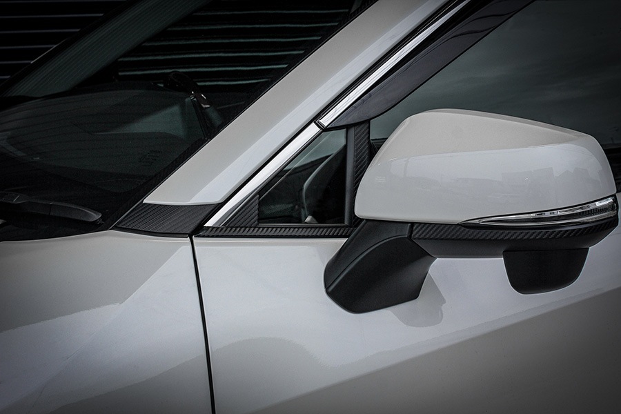 ROJAM カーボンデカール ピラー 12点セット RAV4 50系用