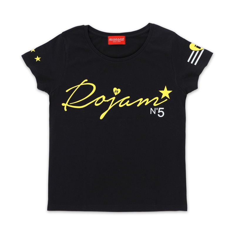 ROJAM Tシャツ  “ブラック” レディースモデル