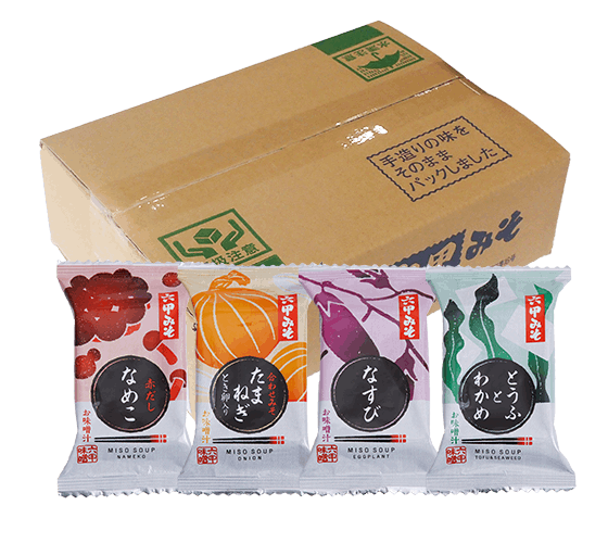 フリーズドライみそ汁 4種類のバラエティ箱（23個入）　【会員価格】