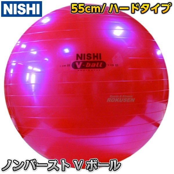 NISHI ニシ・スポーツ バランスボール ノンバーストVボール55