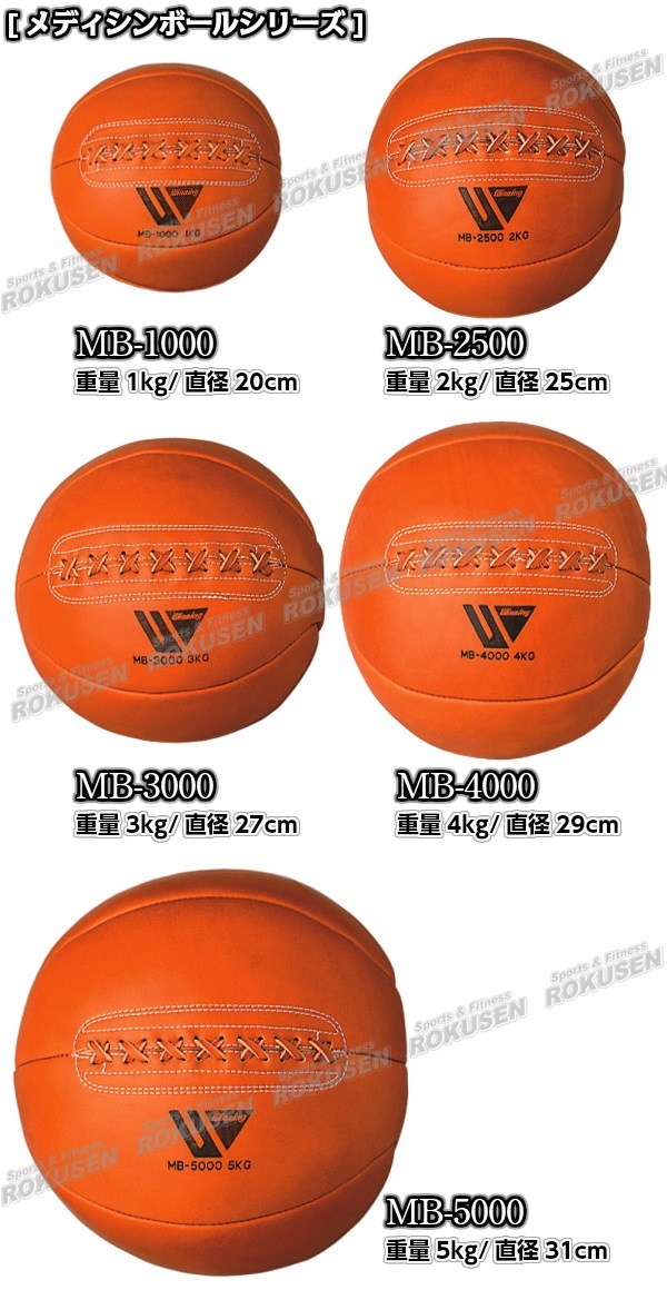 ウイニング・Winning メディシンボール　4kg　MB-4000（MB4000）   ストレングス 筋トレ ボクシング 格闘技 ウィニング送料無料 2_000000007646.jpg?1678209906