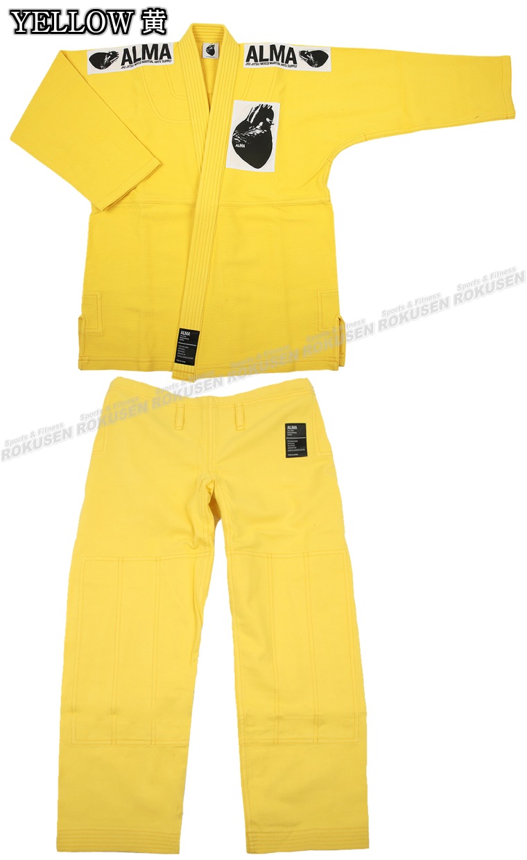 ALMA・アルマ国産柔術着 REGULAR KIMONO JU1 上下セット 白・黒・青