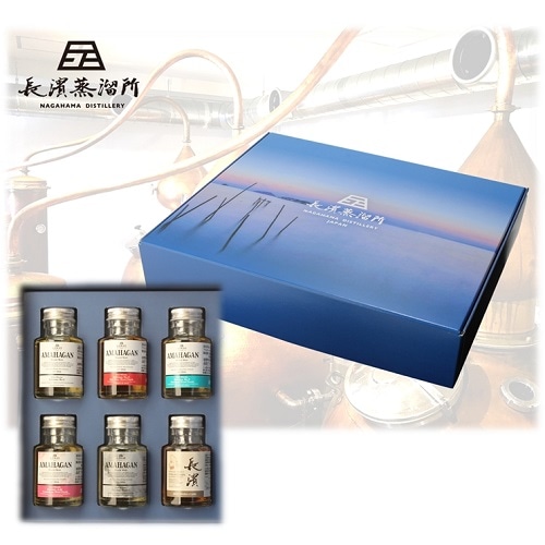 長濱蒸溜所 ウイスキーギフトセット　50ml×6本（M）　姫S