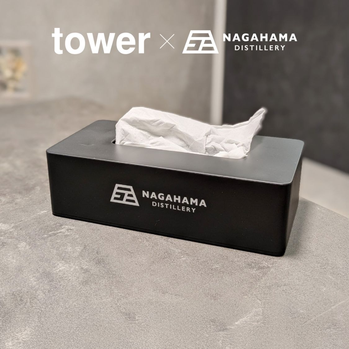 tower×長濱蒸溜所 ティッシュケース　姫S