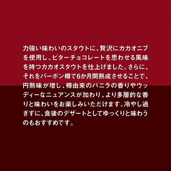 【限定醸造】バレルエイジド カカオスタウト 6本セット 姫S