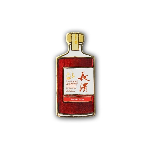 シングルモルト長濱 ボトルピンバッジ 姫S | オリジナルグッズ | 長濱