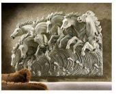 ����Ħ�� �ͥץ��塼��ʥݥ����ɥ�ˤ��� Ħ�� Ħ�� / Neptune's Horses of the Sea Sculptural Wall Frieze ��͢���ʡ�