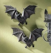 ����Ħ�� ���� �Х�Х��å���ε۷쥳����� - 2���å� ��Ħ��/ The Vampire Bats of Castle Barbarosa Wall Sculptures -Set of 2[͢����