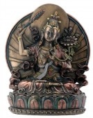 ϡξ˺¤äƤ롢ʸ ʩĦ Ħ/ Manjushri Sitting On Lotus Buddhism Display Statue͢