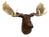 ΦΥإ饸 (ࡼ) Ƭ ɳݤĦ Ħ / North American Moose Head Bust Wall Hanging ͢