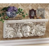 ����ӥ�ŷ�Ȥ��ɳݤ�ê���ȶ��������֥�������ê Ħ��/Design Toscano Cathedral Cherub Sculptural Wall Shelf.(͢����