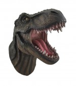 �ֶ�ε�β��͡� T-��å��� ���� �������롦�ޥ���� �ɳݤ�Ħ�� Ħ��/ Jurassic King T-Rex Head Wall Mount(͢����