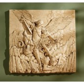 ŷ ߥ ȡ Ħ Ħ/ Design Toscano St. Michael the Archangel Sculptural Wall Frieze in Stone͢