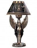 ���奨���ץ� �������� �ơ��֥���� Ħ�� Ħ��/ Design Toscano Isis Egyptian Sculptural Table Lamp��͢����