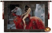  ǥؿ 㥫ɿ꥿ڥȥ꡼ 륢 / Beautiful Lady Godiva Fine Tapestry Jacquard Woven͢ʡ