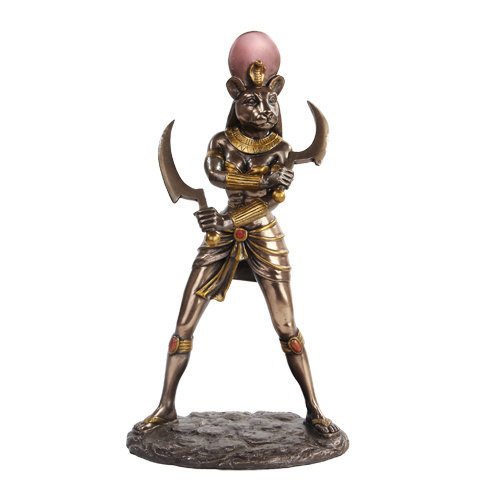 ���奨���ץ� ������ȿ��ÿ� ��ʪ Ħ�� Ħ�� �⤵28���/ 11 Inch Egyptian Sekhmet Mythological God Resin Statue Figurine��͢���ʡ�