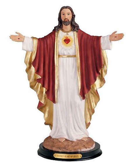 ���ʤ륤���������ꥹ��Ħ�� �⤵ ��30���/ 12 Inch Sacred Heart Of Jesus Holy Figurine Religious Decoration Decor(͢���ʡ�