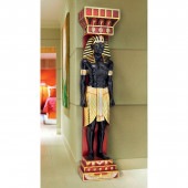 古代エジプトの書記官 テレモンの壁彫刻 彫像/ レストラン ホテル エスニック  プレゼント 贈り物(輸入品)