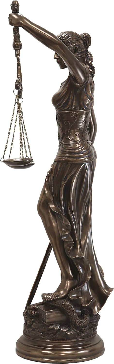 ギリシャの正義と司法の女神摆件 高さ27cm