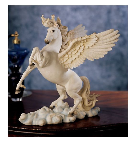奮ꥷ ڥĦ ⤵29 / 11.5 Ancient Greek Tabletop Desktop Pegasus Horse Sculpture Statue͢ʡ
