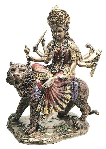 �ҥ�ɥ����� �פ˾�ä������ɥ��륬�� Ħ����ʪ ����ɿ��� Ħ�� �⤵ ��22���/ Goddess Mahashakti Durga Riding Tiger (͢����)