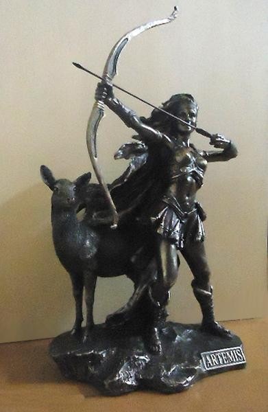 ���奮�ꥷ�� ����ƥߥ� - ���Ĥν��� Ħ��/ Artemis - The Goddess of Hunting and Wilderness Statue��͢����