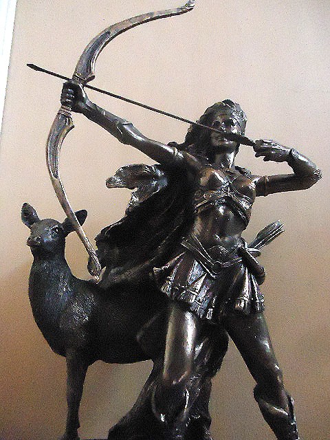 ���奮�ꥷ�� ����ƥߥ� - ���Ĥν��� Ħ��/ Artemis - The Goddess of Hunting and Wilderness Statue��͢����