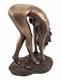 ݡν Ħ  ֥ Ħ/ Bronzed Finish Nude Woman Bent Over Pose Statue Erotic Art(͢