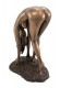 ݡν Ħ  ֥ Ħ/ Bronzed Finish Nude Woman Bent Over Pose Statue Erotic Art(͢