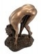 ݡν Ħ  ֥ Ħ/ Bronzed Finish Nude Woman Bent Over Pose Statue Erotic Art(͢