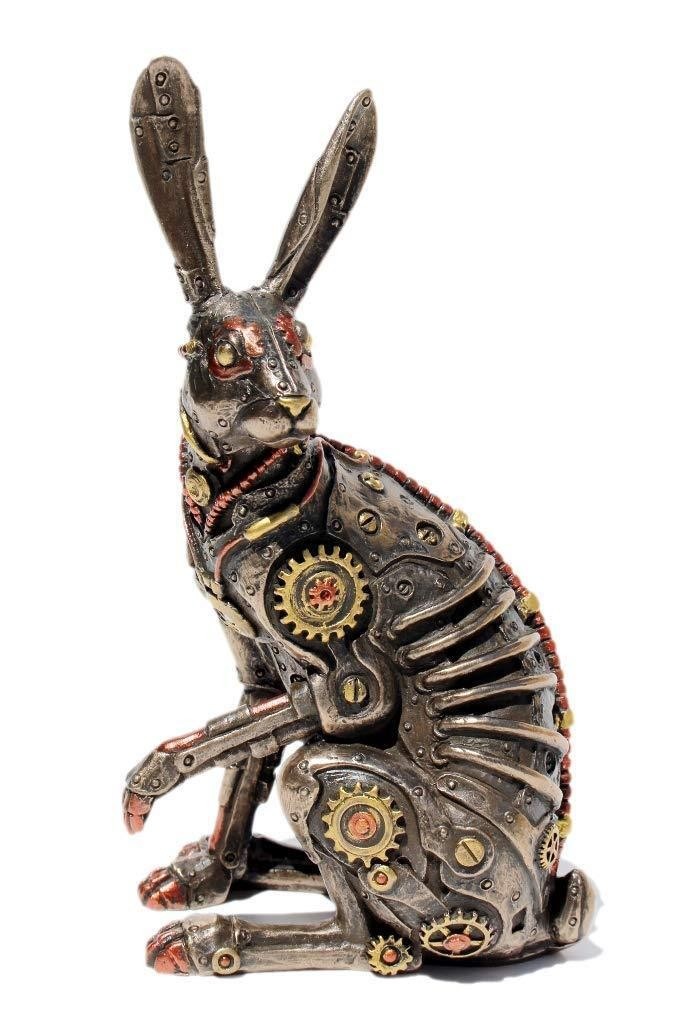 �����ͥ������� ��������ѥ� ����å���ӥå�(������) �֥����� Ħ�� Ħ��/ Veronese Steampunk Jack Rabbit Cold Cast Bronze Statue��͢���ʡ�