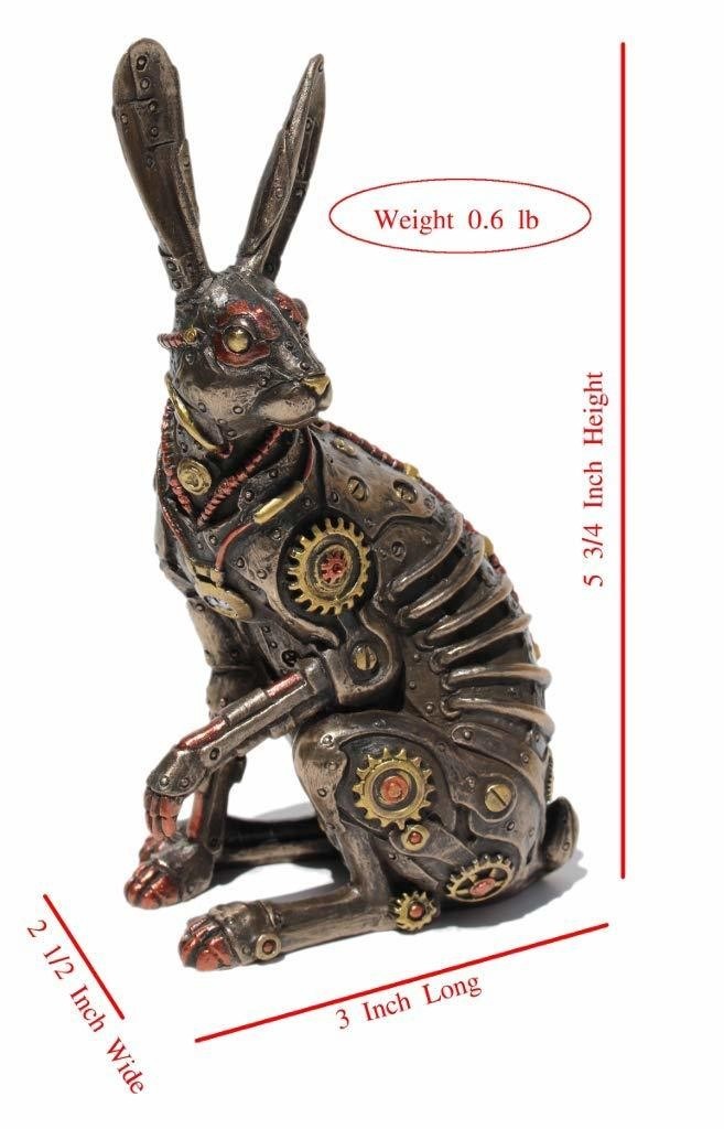 �����ͥ������� ��������ѥ� ����å���ӥå�(������) �֥����� Ħ�� Ħ��/ Veronese Steampunk Jack Rabbit Cold Cast Bronze Statue��͢���ʡ�