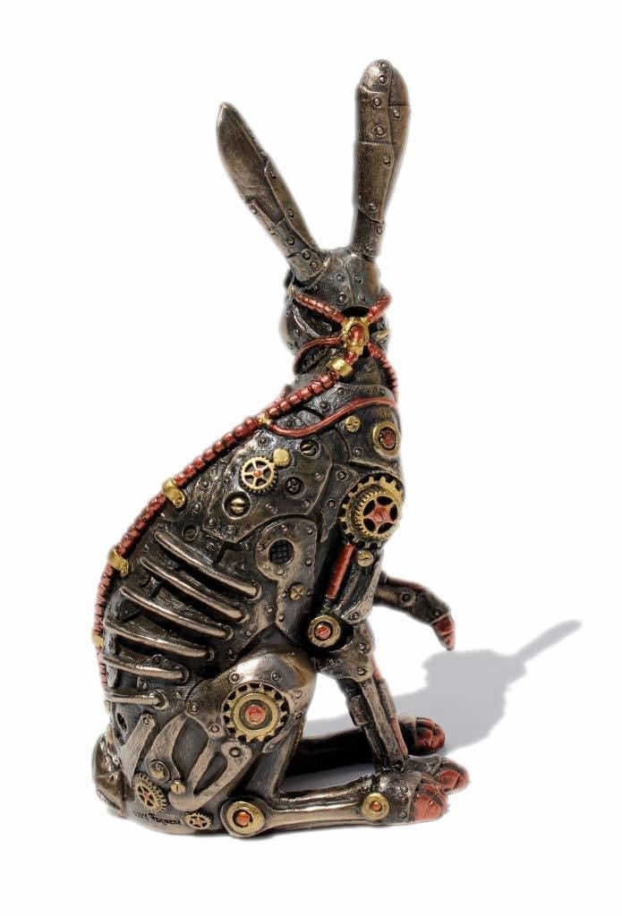 �����ͥ������� ��������ѥ� ����å���ӥå�(������) �֥����� Ħ�� Ħ��/ Veronese Steampunk Jack Rabbit Cold Cast Bronze Statue��͢���ʡ�