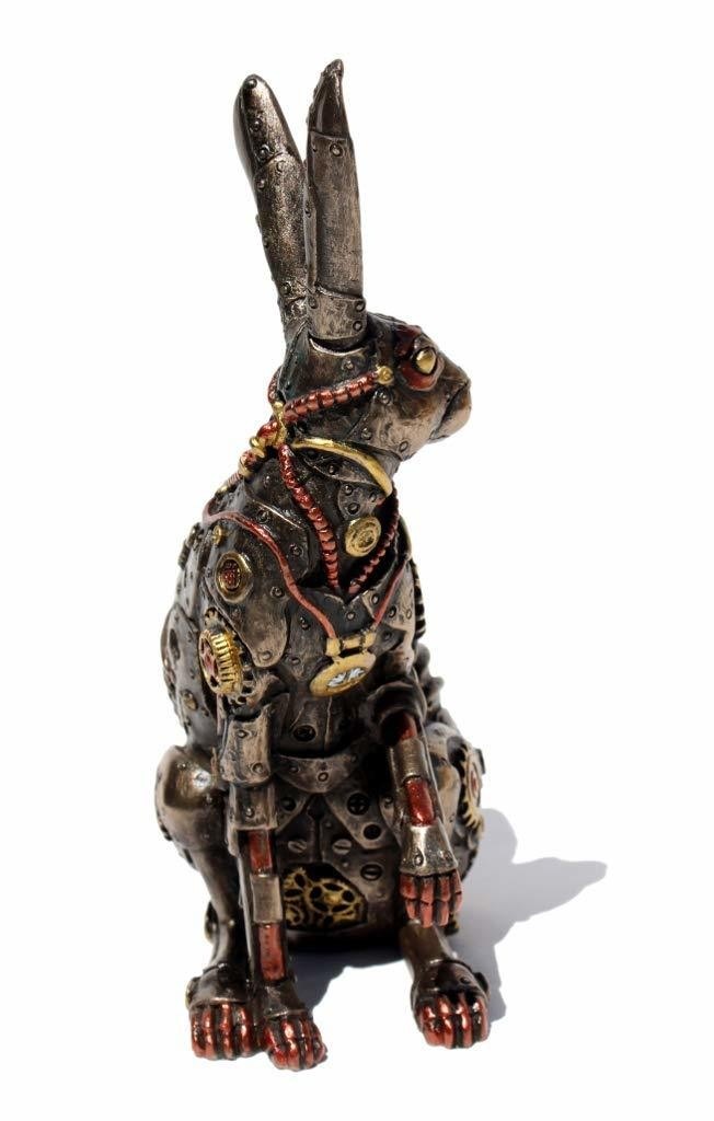 �����ͥ������� ��������ѥ� ����å���ӥå�(������) �֥����� Ħ�� Ħ��/ Veronese Steampunk Jack Rabbit Cold Cast Bronze Statue��͢���ʡ�