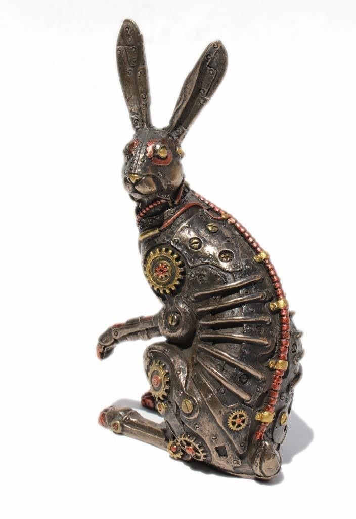 �����ͥ������� ��������ѥ� ����å���ӥå�(������) �֥����� Ħ�� Ħ��/ Veronese Steampunk Jack Rabbit Cold Cast Bronze Statue��͢���ʡ�
