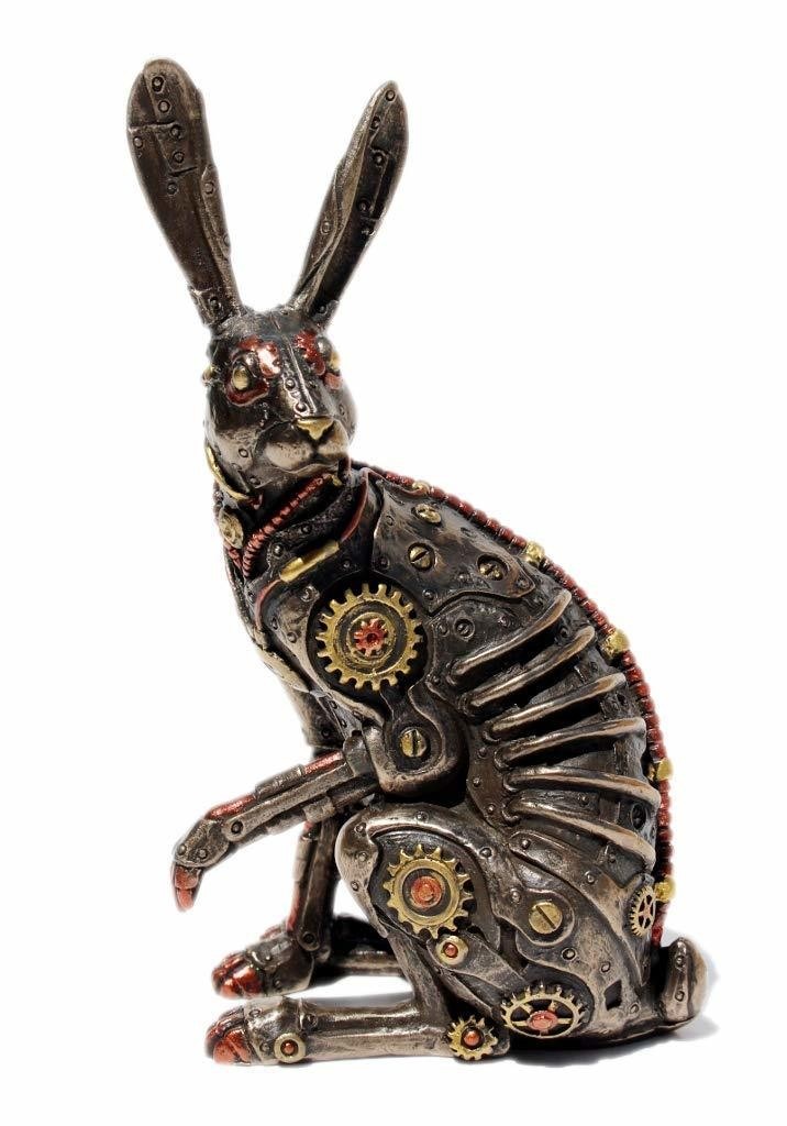 �����ͥ������� ��������ѥ� ����å���ӥå�(������) �֥����� Ħ�� Ħ��/ Veronese Steampunk Jack Rabbit Cold Cast Bronze Statue��͢���ʡ�