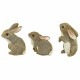 ������(����������)��Ħ�����Хˡ��ǥ� �����ǥ�Ħ��/ Design Toscano The Bunny Den Garden Rabbit Statues, Multicolored(͢����