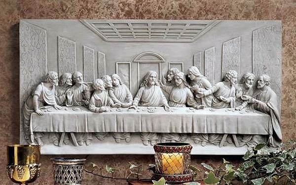 �쥪�ʥ�ɡ������ӥ�� �Ǹ���ջ� ��Ħ�� Ħ��/ The Last Supper Wall Frieze[͢����