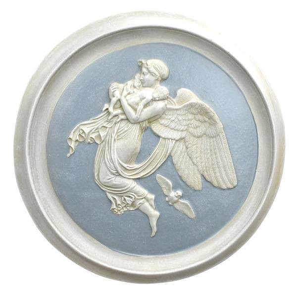 ���ŷ�� �ɳݤ��߷���꡼��Ħ�� ���Υ���ƥꥢ���� Ħ��/ Night Angel Roundel Wall Plaques (͢����