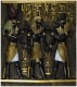 �ۥ륹�ȥ��̥ӥ����δ֤�Ω�ĥ�ॻ��1�� ��꡼�� ��Ħ��/ Rameses I Between Horus and Anubis Wall Frieze (͢����