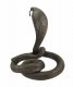 �礭�ʥ��󥰥��֥�Ħ�� Ħ�� �Ǽإ��͡��� �����֥�����/ Large Bronzed King Cobra Statue(͢����